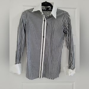 Pink Tartan blouse shirt size 4